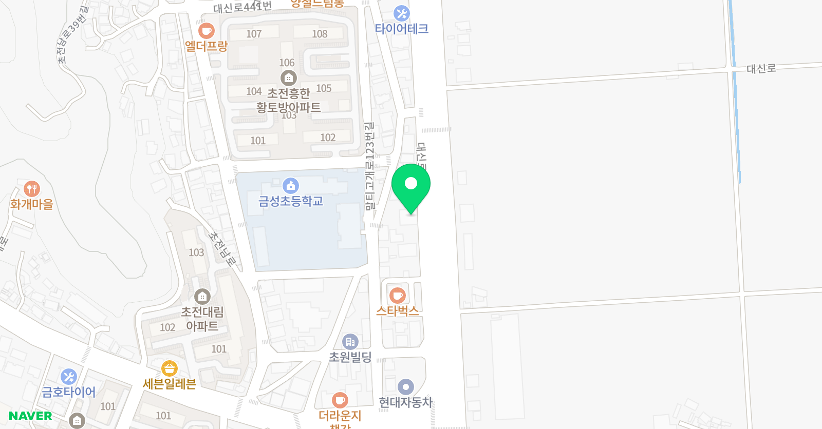 워릭프랭클린어학원 위치