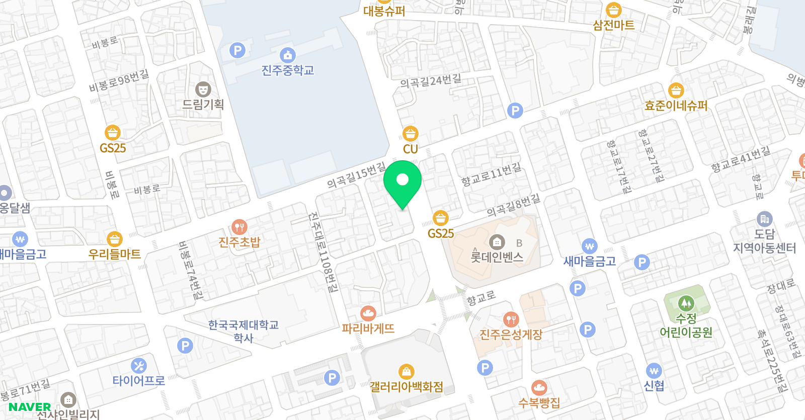 명문 학원 위치