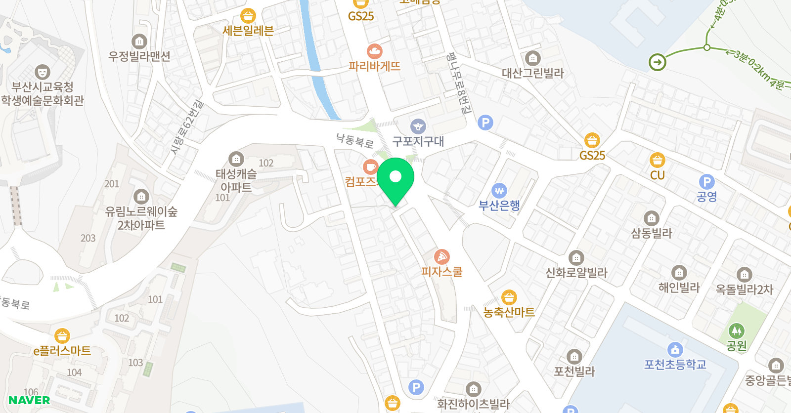 신천 태권도 위치