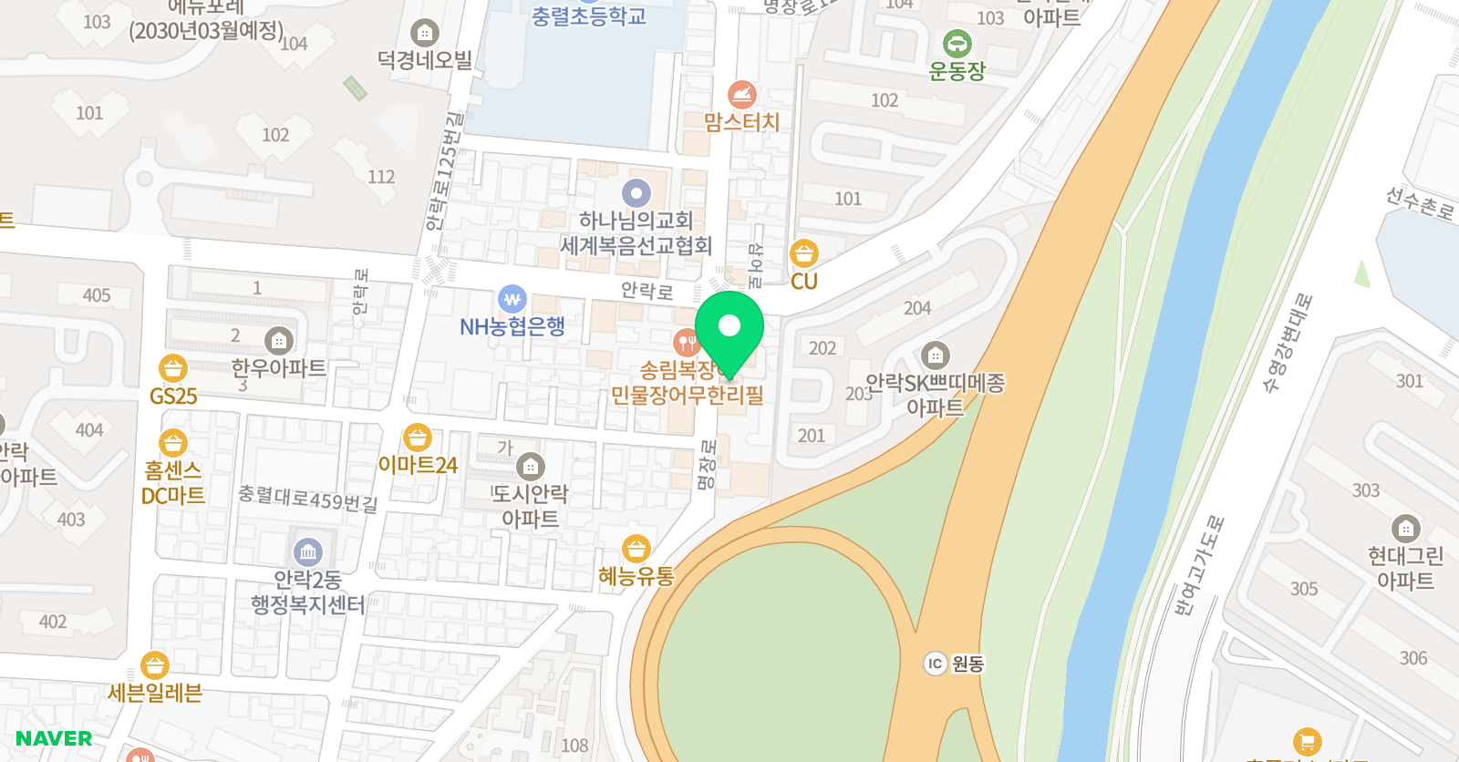 효진쌤 영어 위치