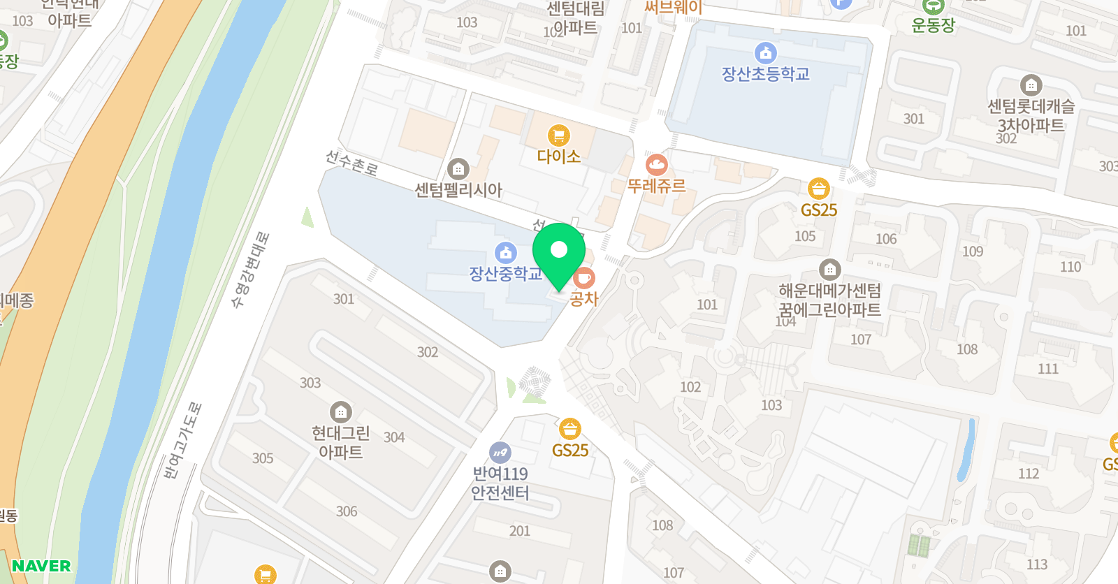 서원링구아포럼 어학원 위치