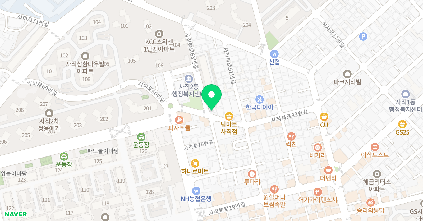 스마트해법수학 동래민 수학학원점 위치