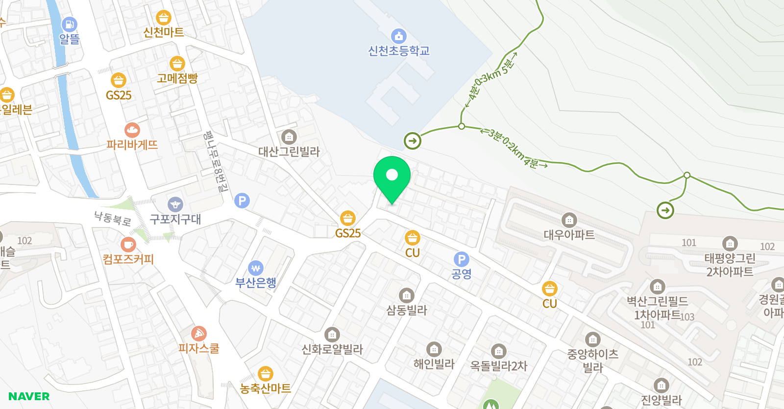 로봇빌리지 학원 위치
