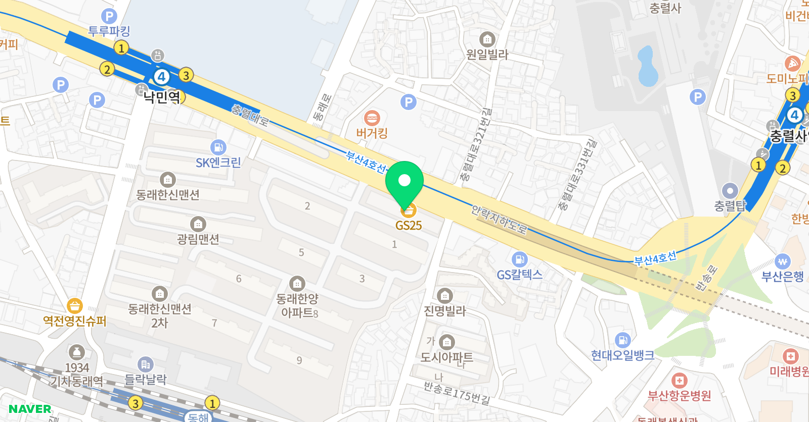 음뮤직스튜디오 음악교습소 위치