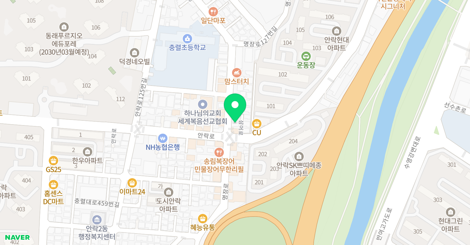 링키영어 우방신세계점 위치
