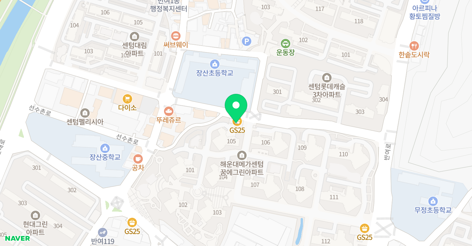 다올 수학 위치