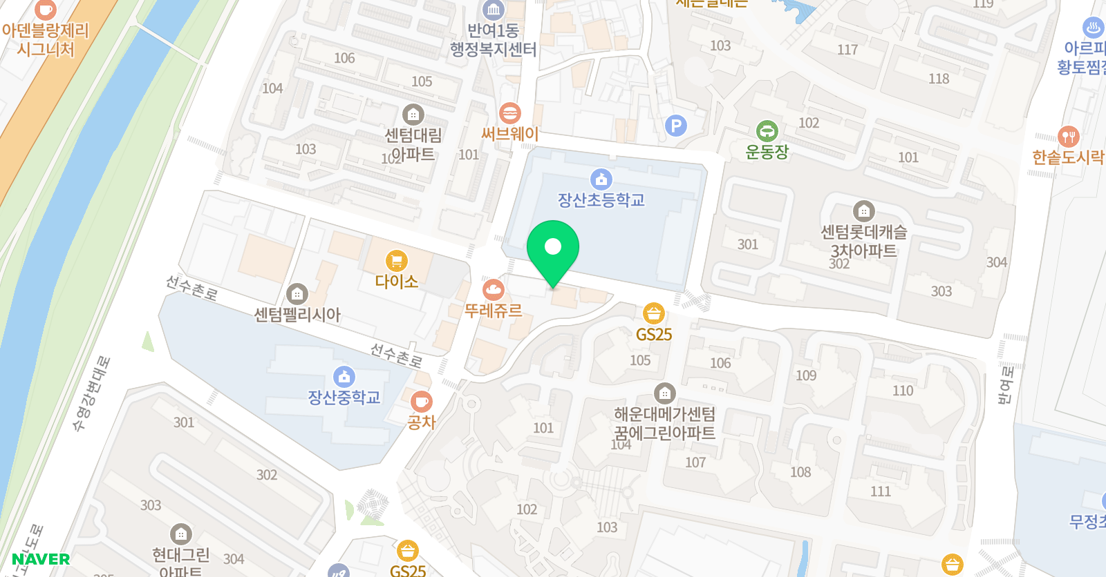 유앤아이 어학원 위치