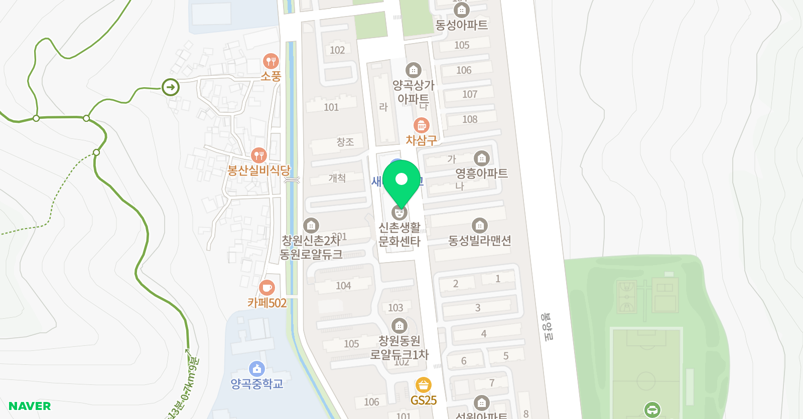 에듀탑 학원 위치