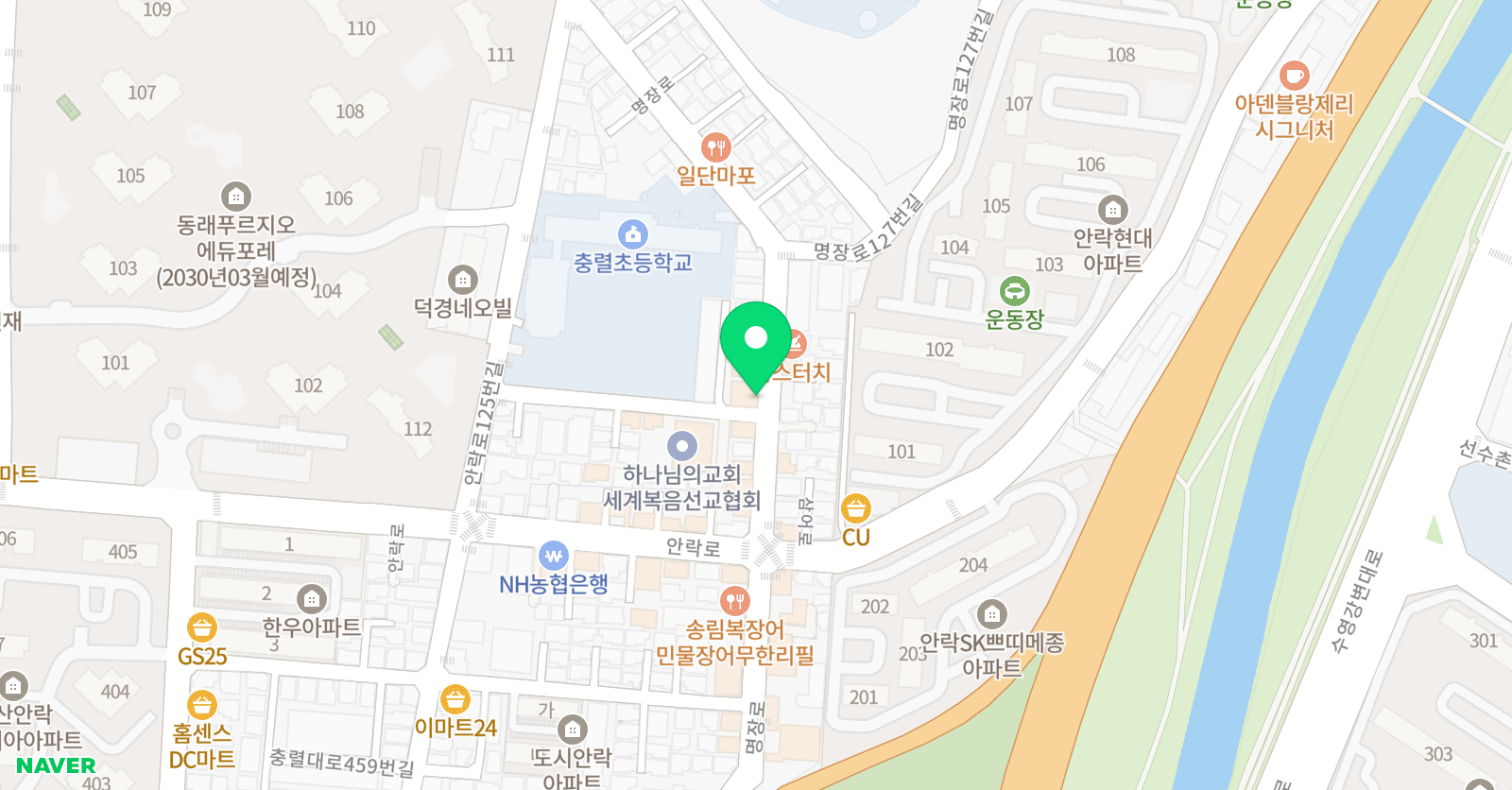 한제욱 수학학원 위치