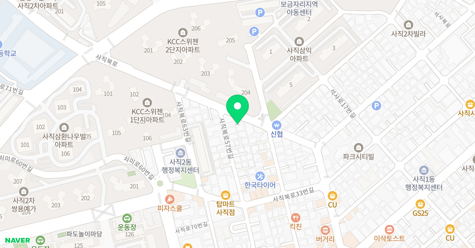 차수학 수학여우 부산사직초점 위치