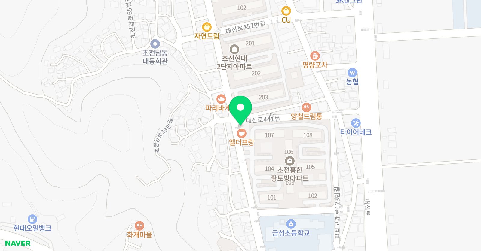 이화 미술학원 위치