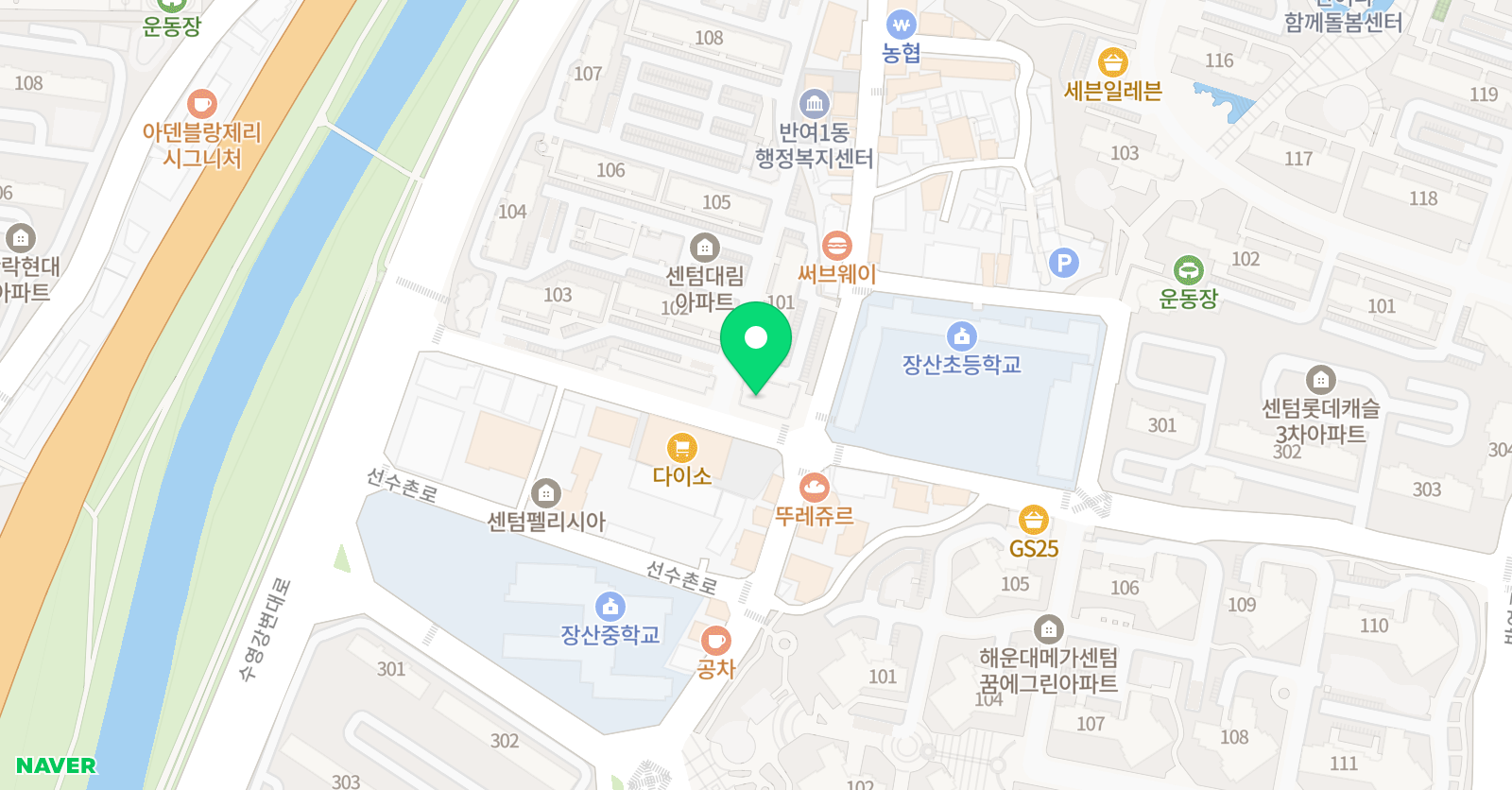 명성 학원 위치