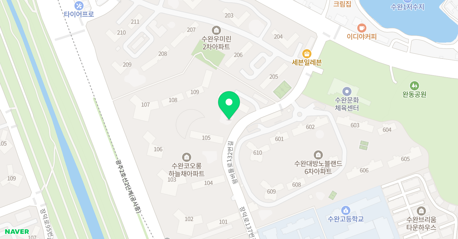 사랑하는 태권도 위치