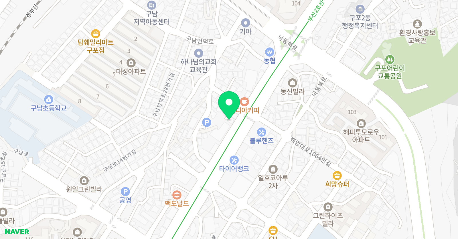 이루다 수학학원 위치