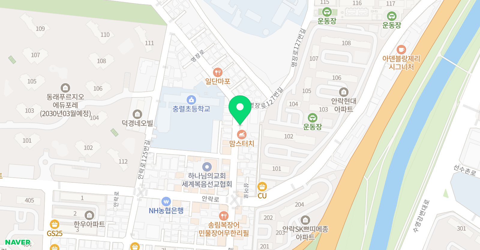고구려 태권도 위치