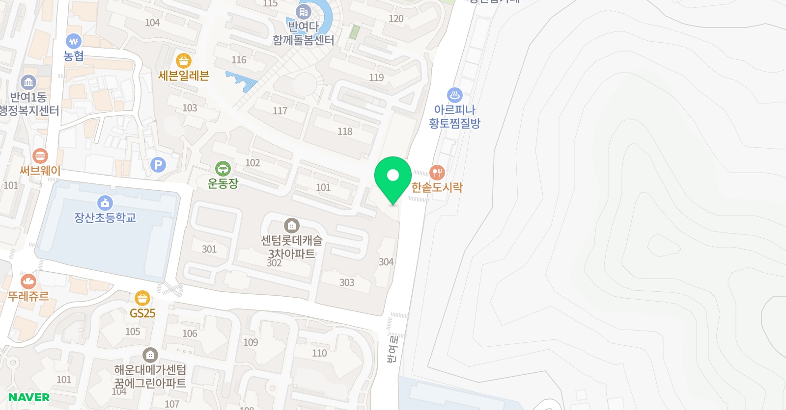 베이스 영어 위치