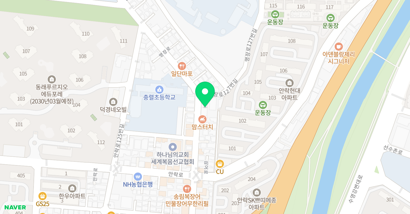 미라클스터디 학원 위치