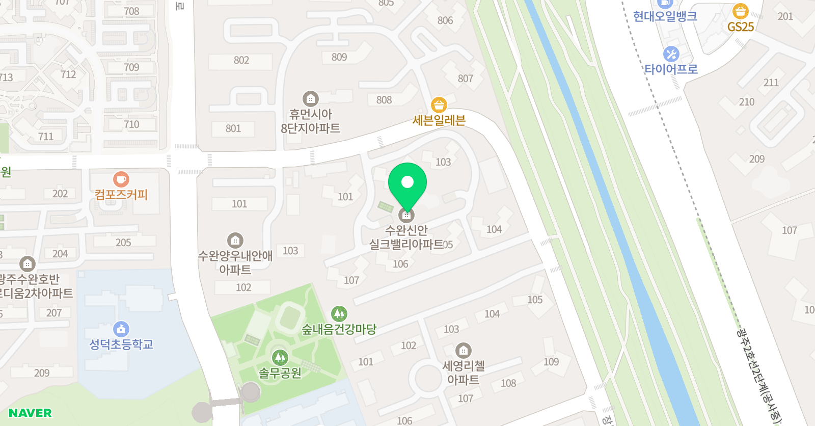 채움 수학학원 위치