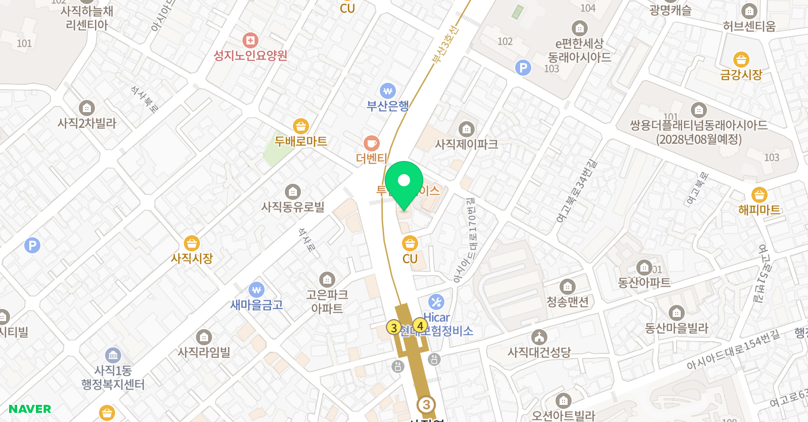 맥클린스 어학원 동래캠퍼스 위치