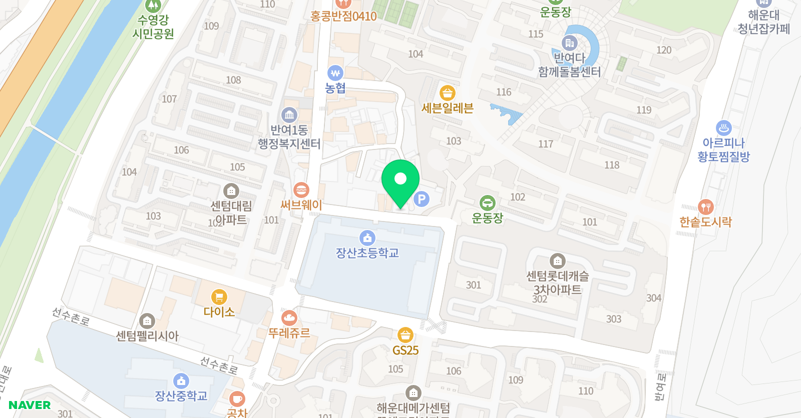 본원코렘 어학원 위치