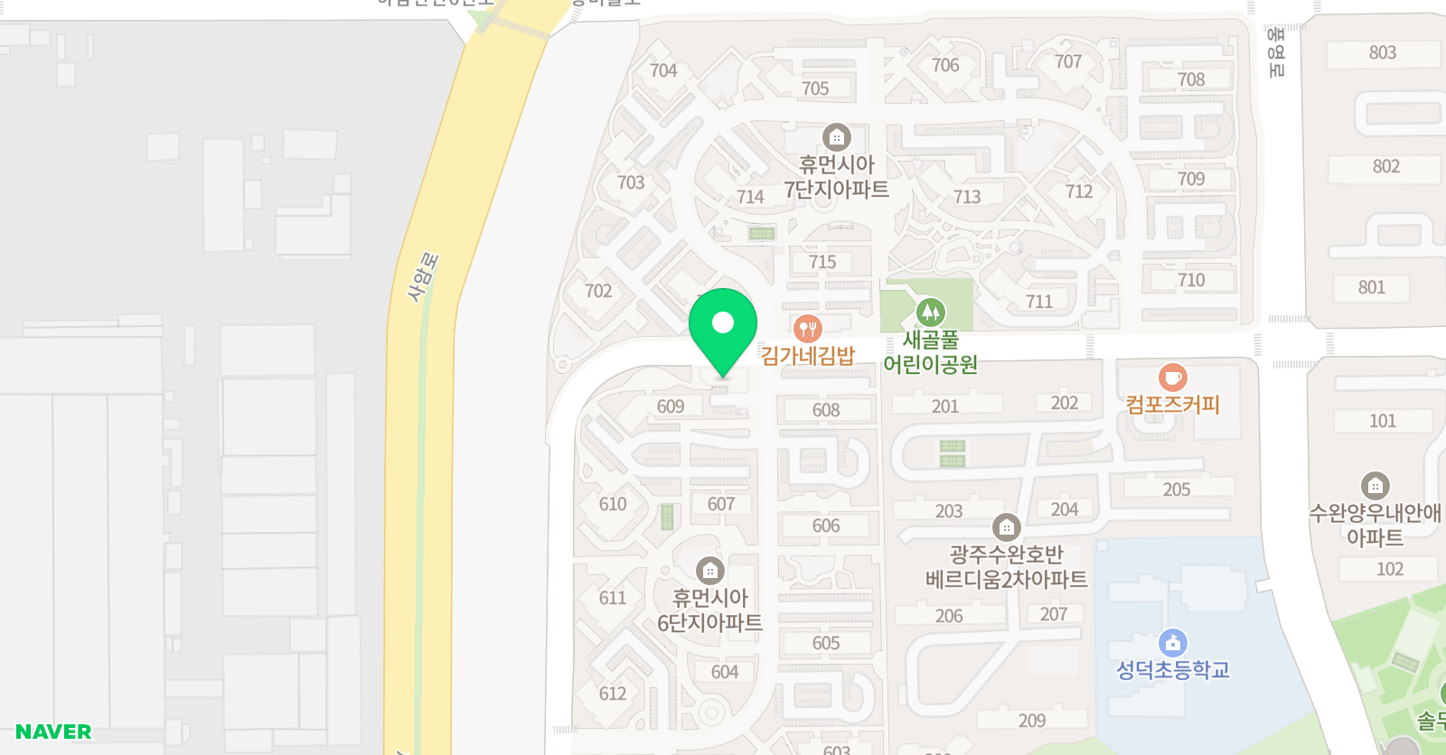 튼튼한 태권도 위치