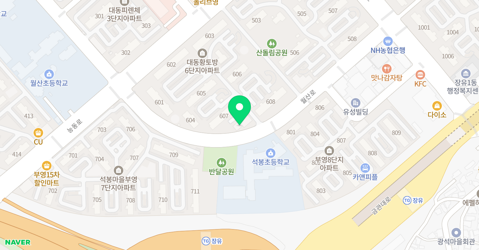 석봉 태권도 장유 위치