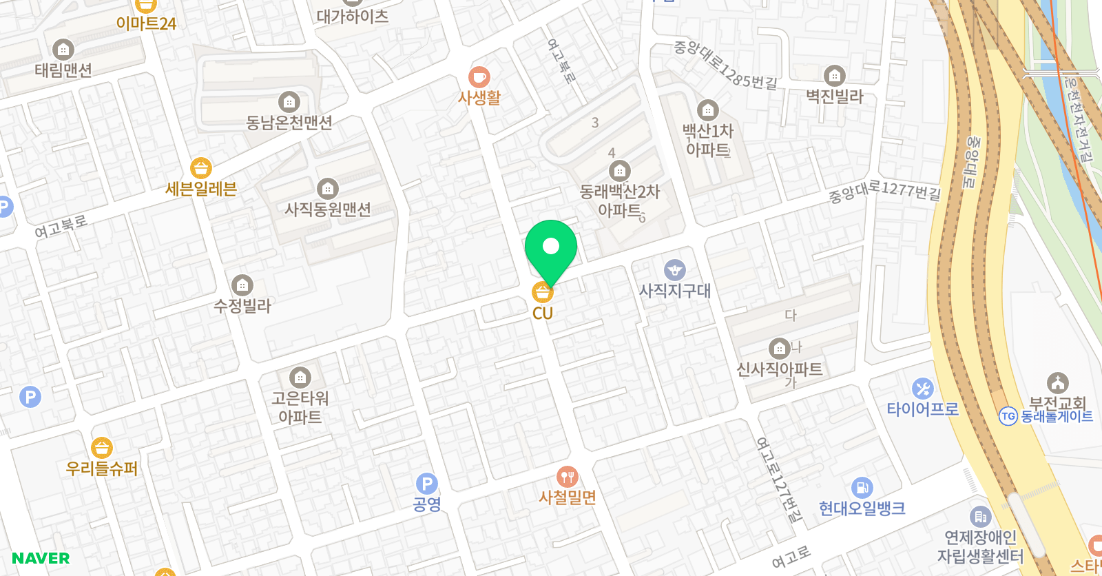 에듀동림 학원 위치