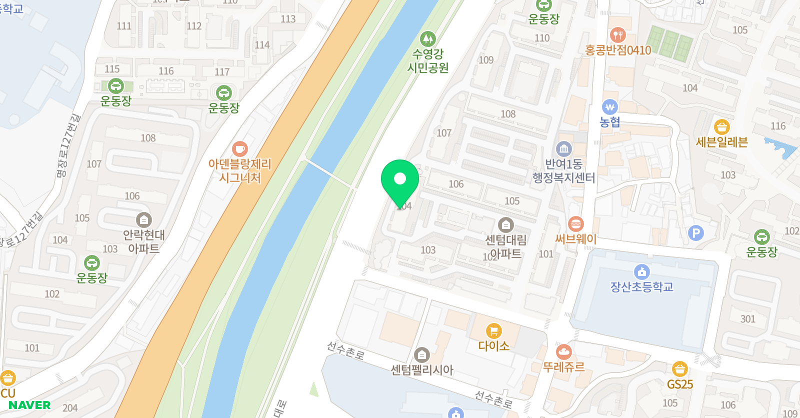 리즈 영어학원 위치
