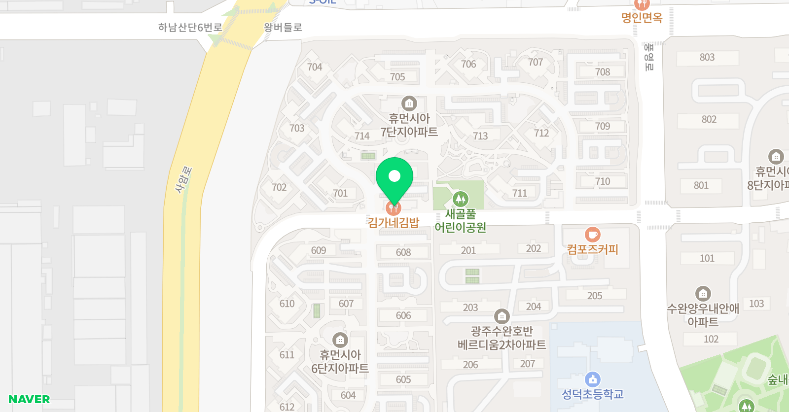 뿌리 음악학원 위치