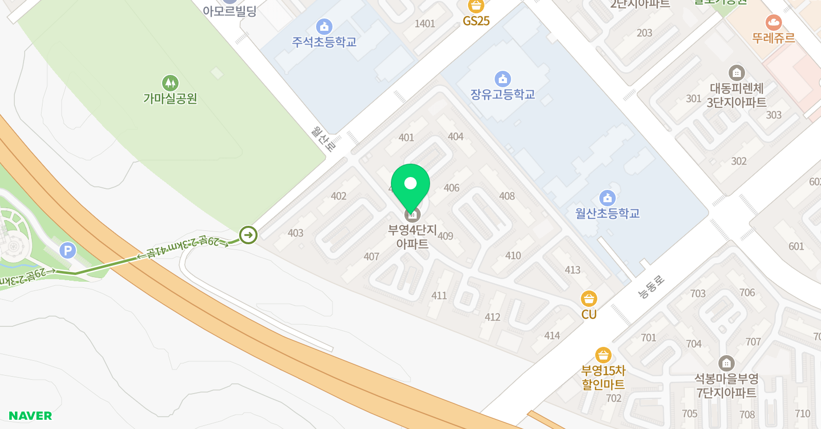 진쌤의 꿈꾸는공부방 위치