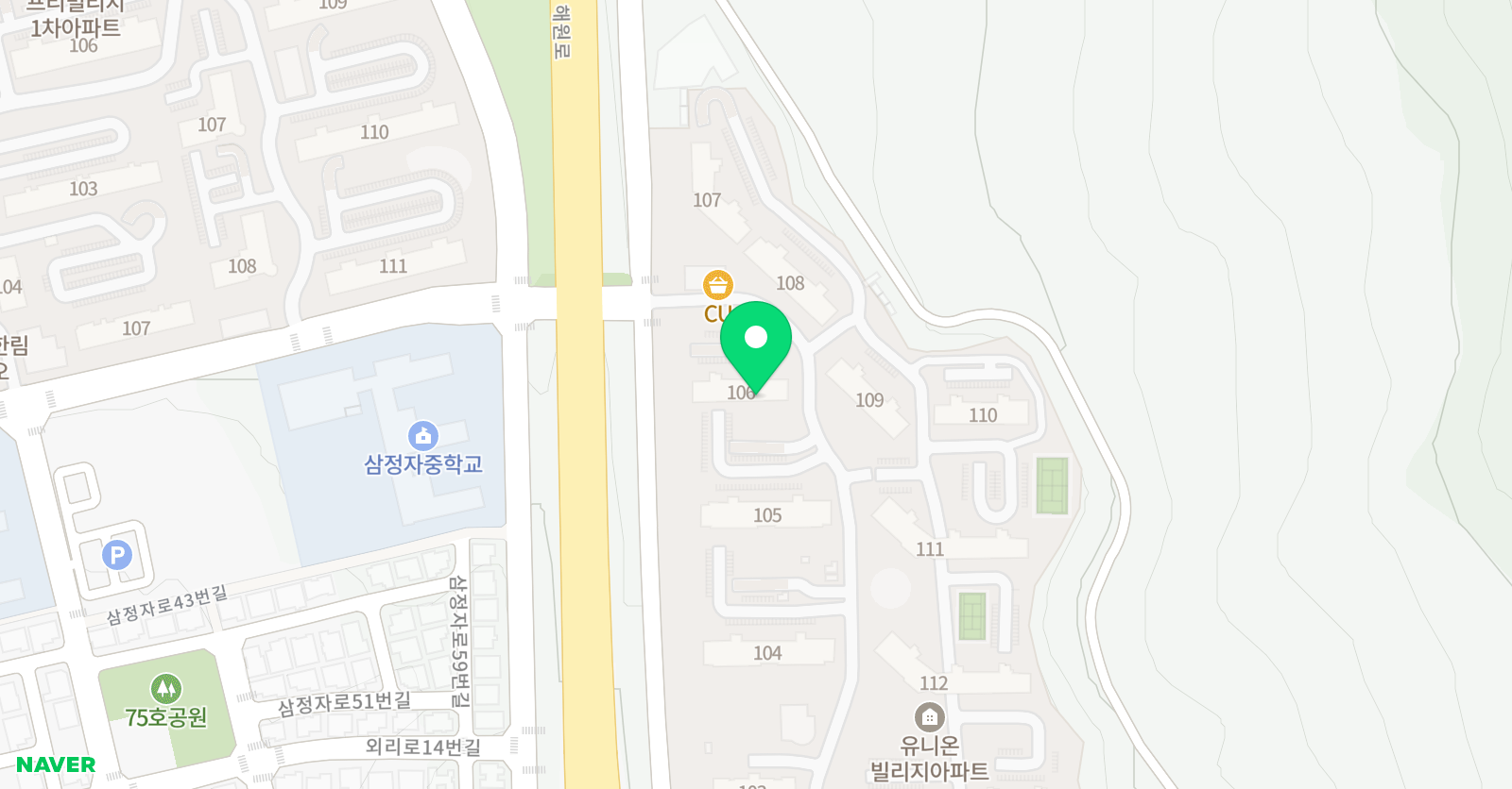 솔루니 성주동 논술홈스쿨 위치