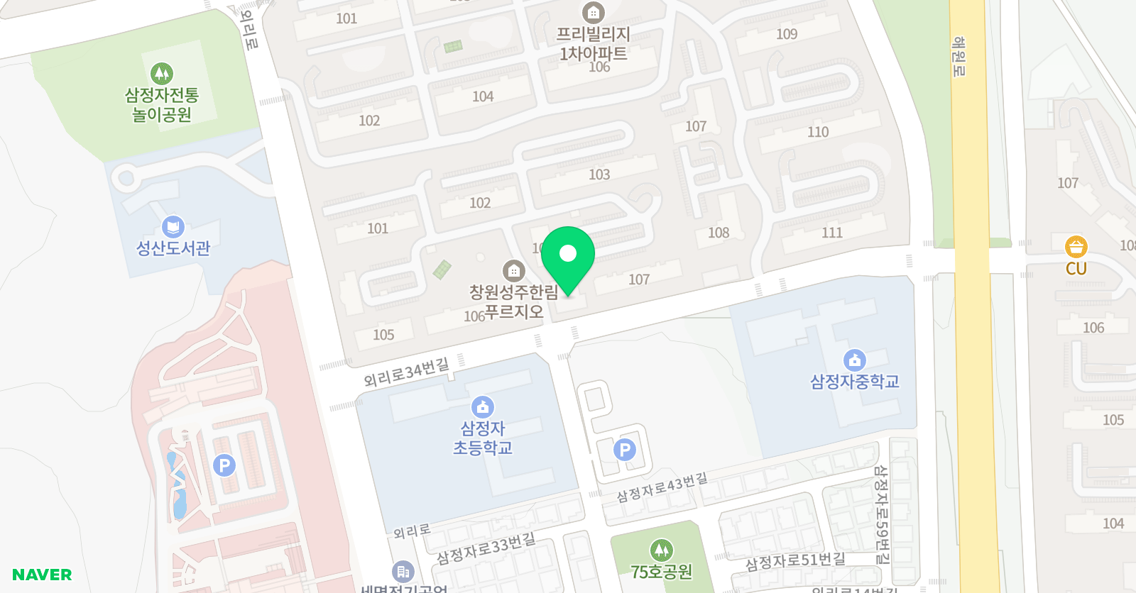 팅클리에 미술 위치