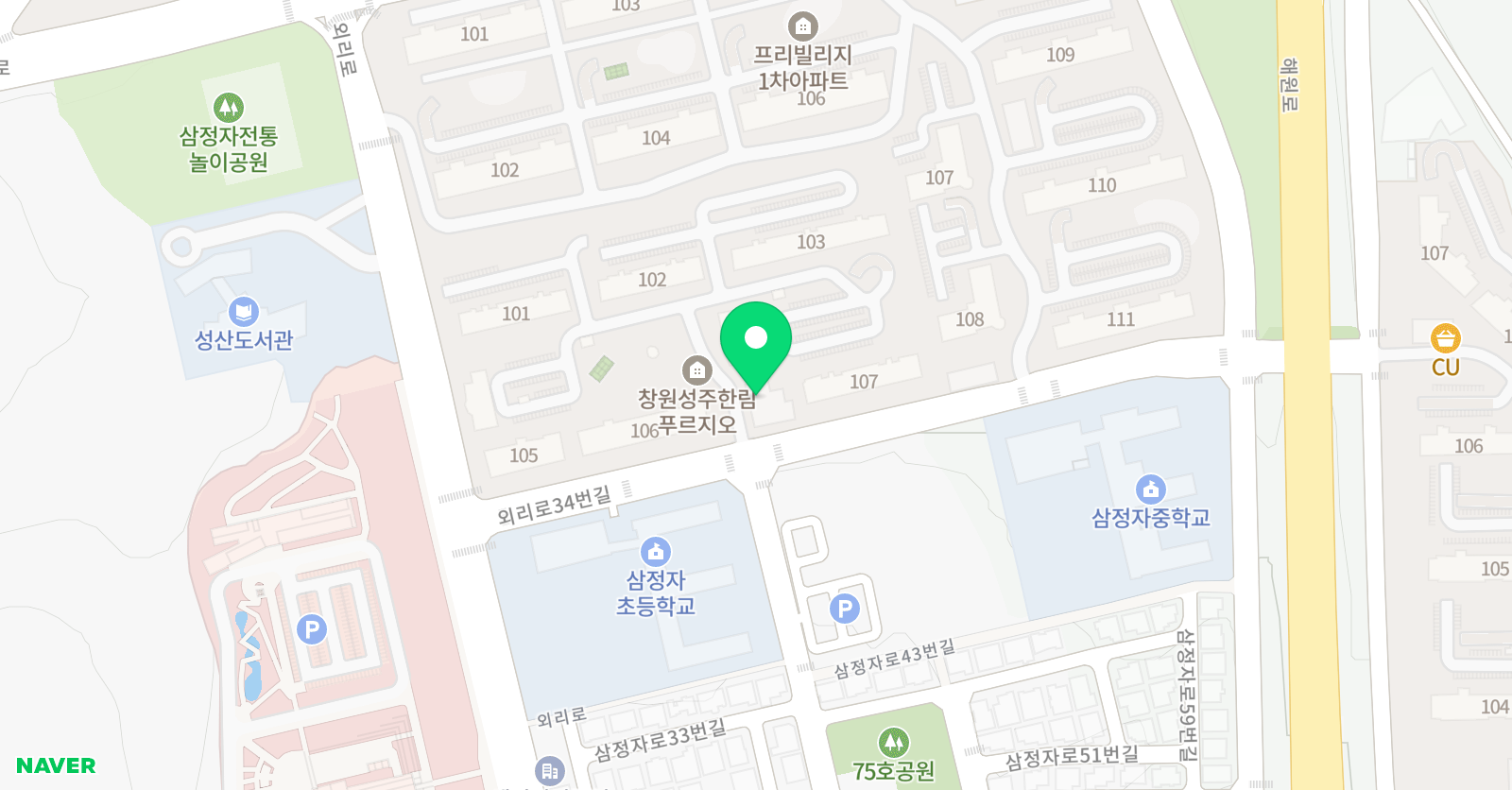MYC 음악학원 위치