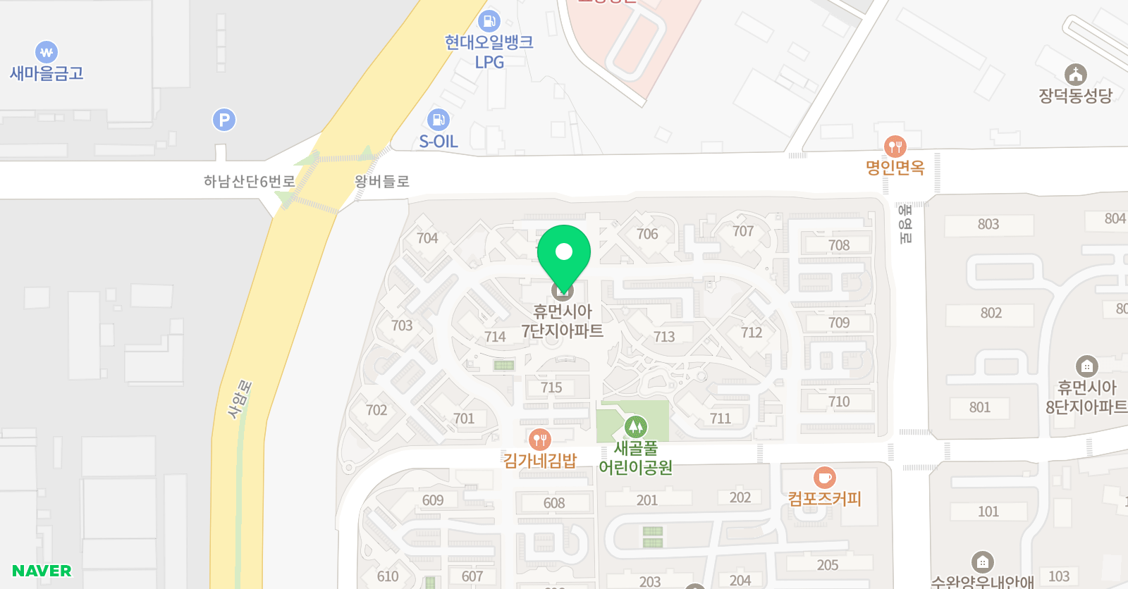 장덕메릭스 해법수학 위치