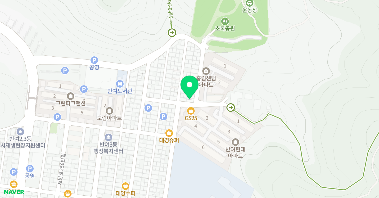 늘푸른 피아노교습소 위치