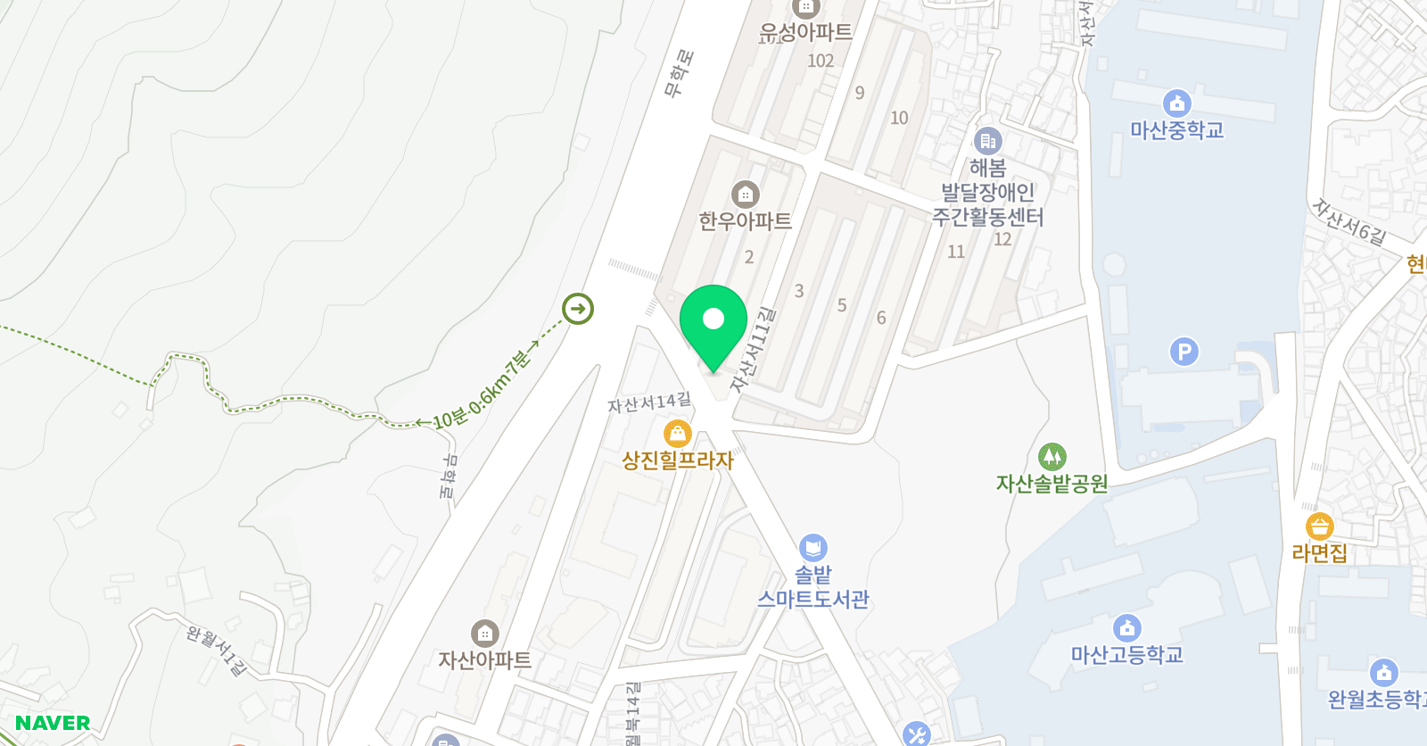 무궁화 태권도장&점프윙스 줄넘기클럽 위치