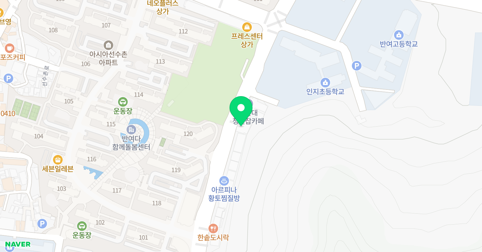 라온 음악학원 위치