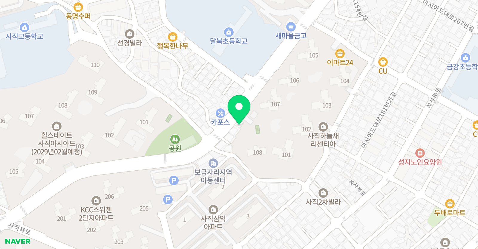 스마트해법 수학 동래달북초점 위치