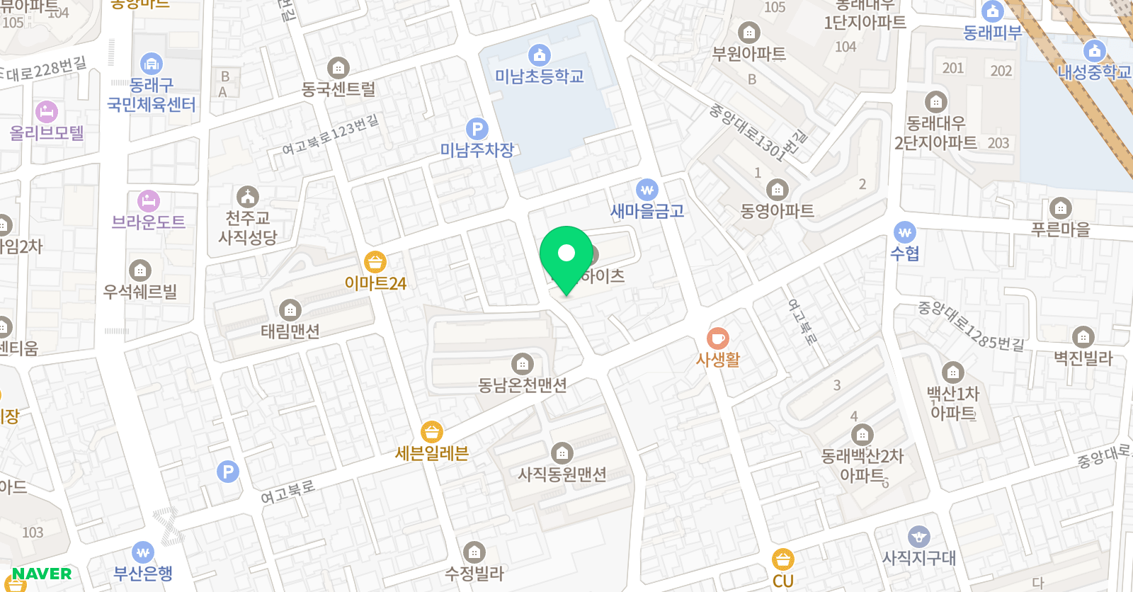 생각이자라는글방 위치