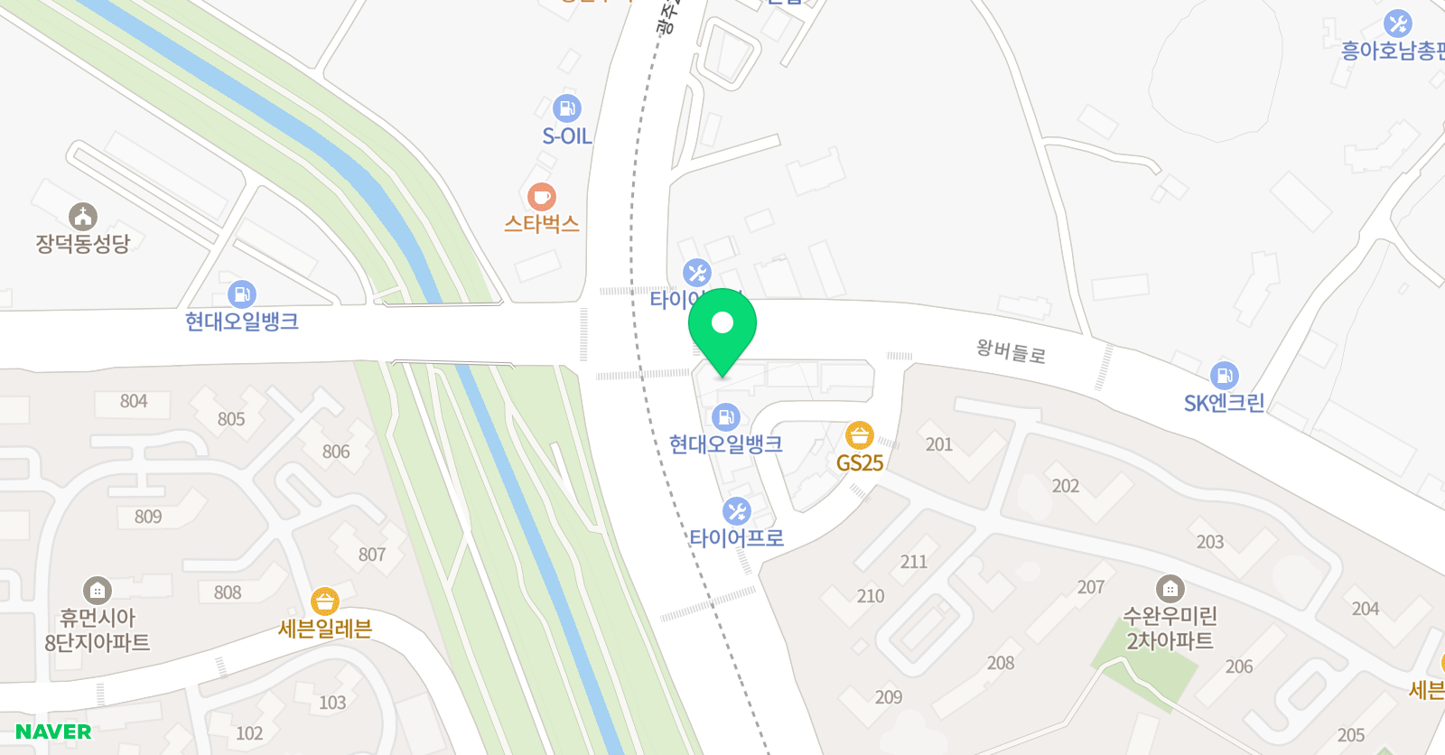 ITC영어 광주수완학원 위치