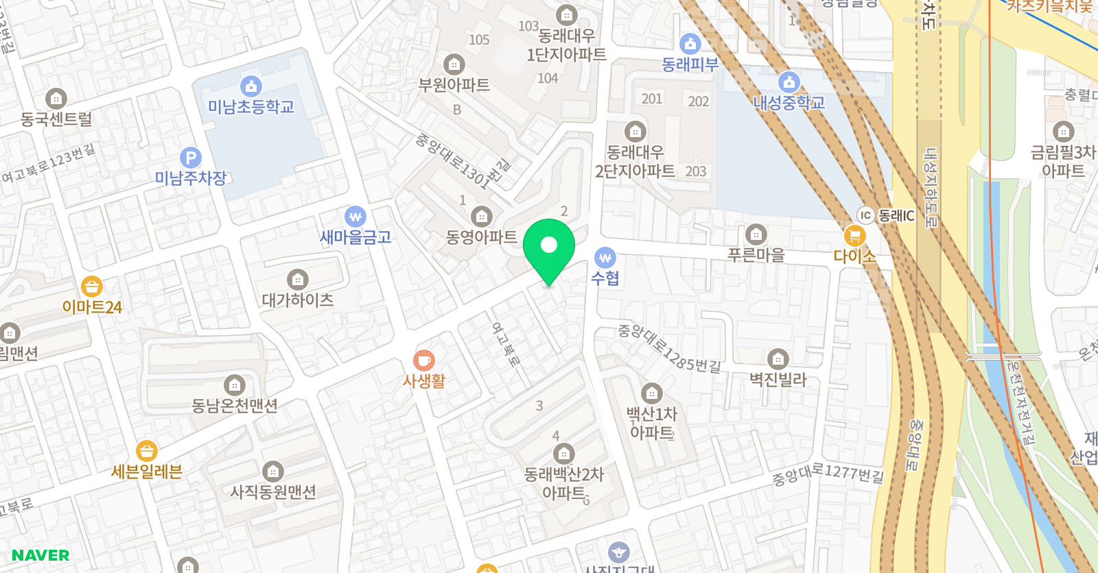 제니스 영어수학학원 위치