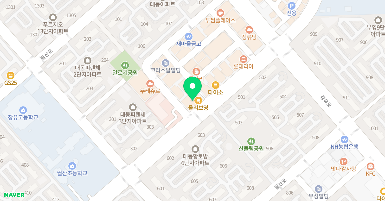 유레카 수학학원 위치