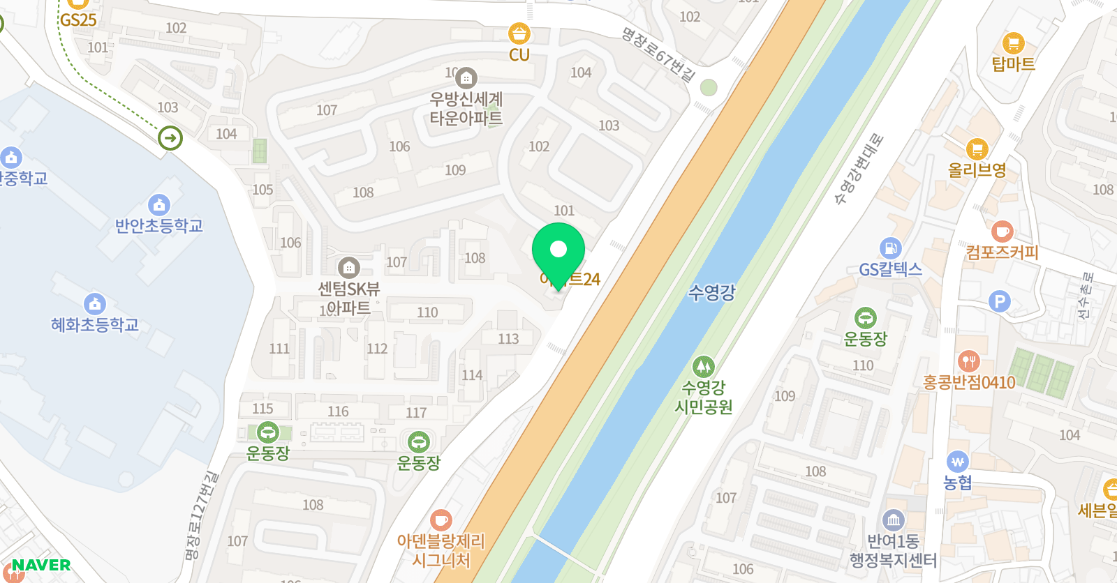 안정민 음악전문학원 위치