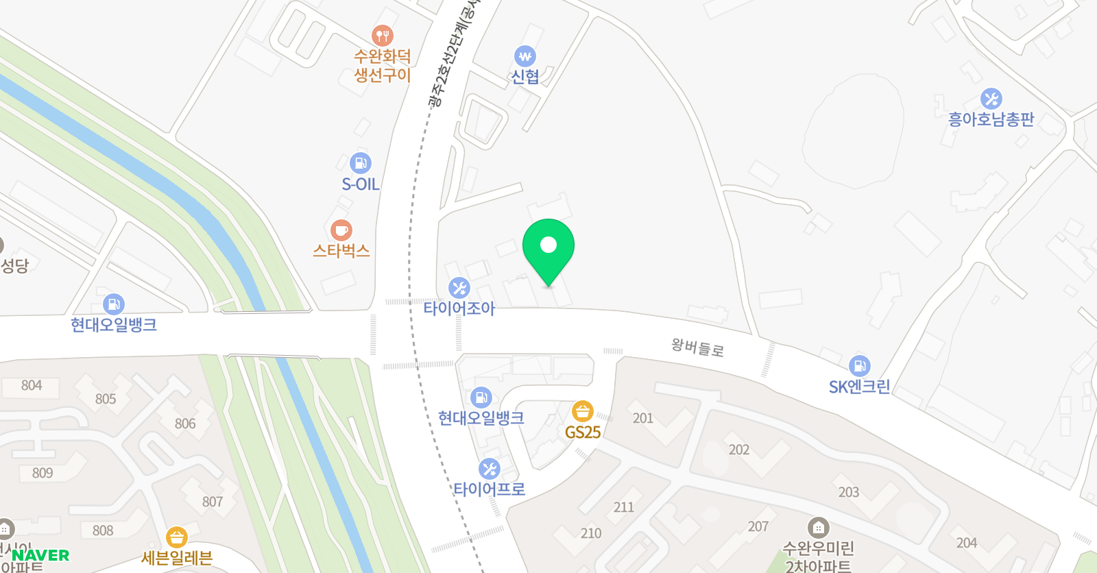 폴리 어학원 광산점 위치