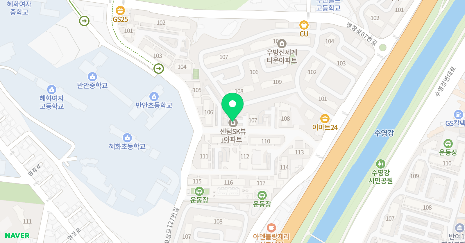 ITC영어 해운대점 위치
