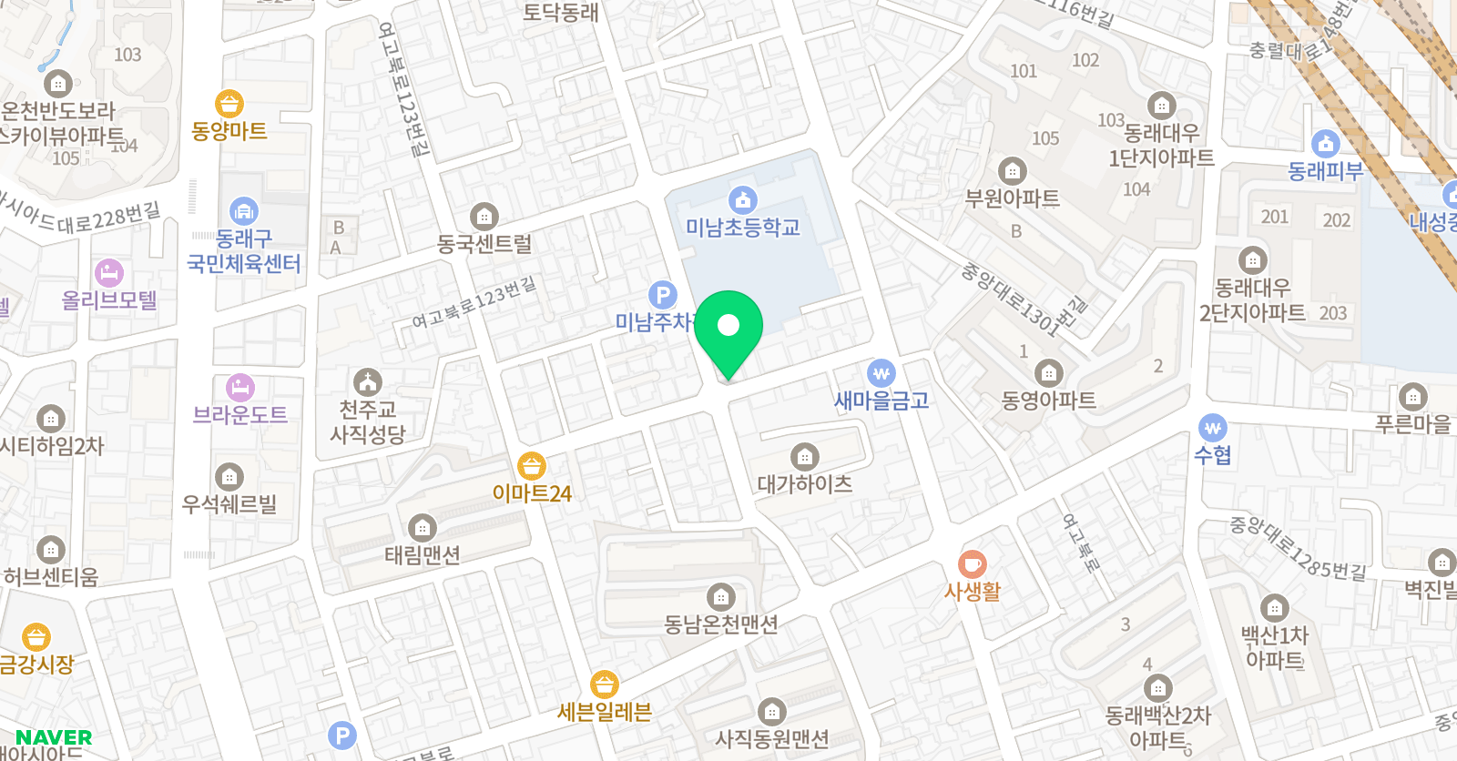 망고 미술 위치