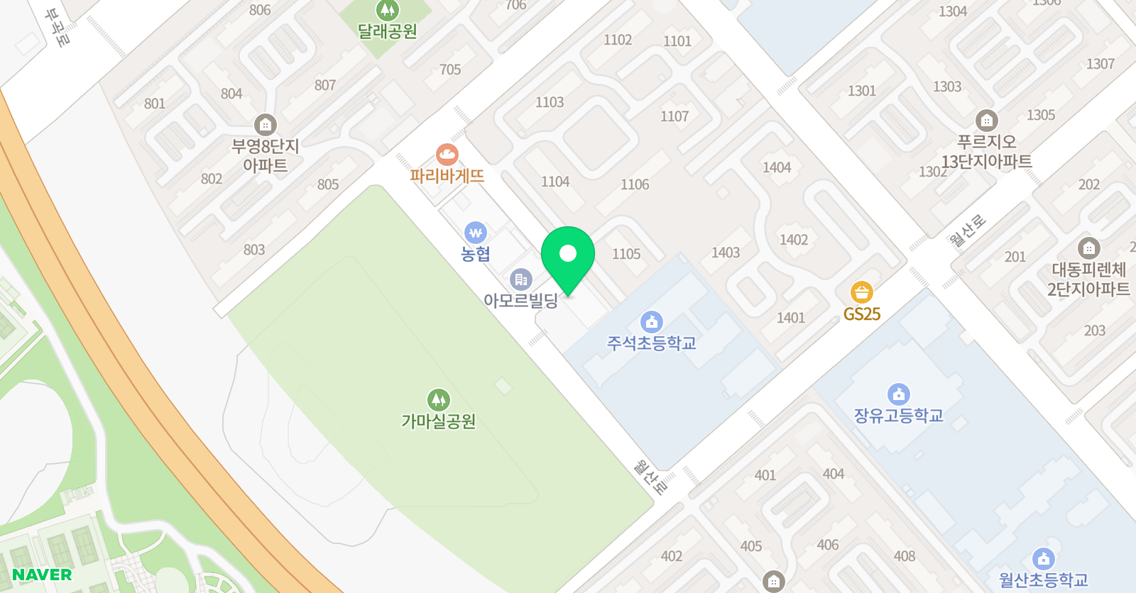 키파플레이짐 부곡점 위치