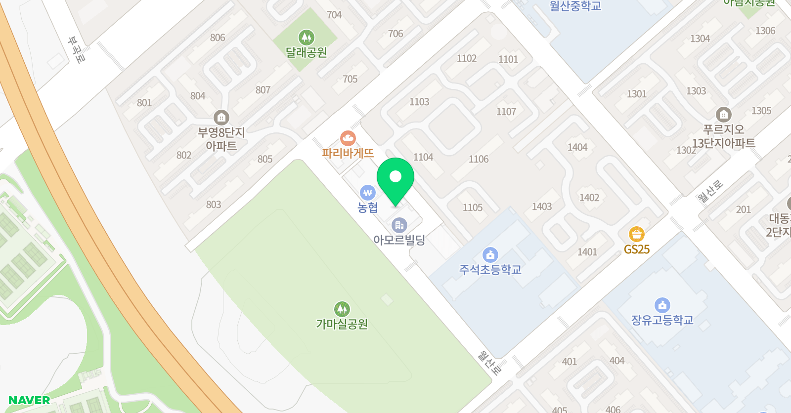 윤선생우리집앞 영어교실 김해주석캠퍼스 위치