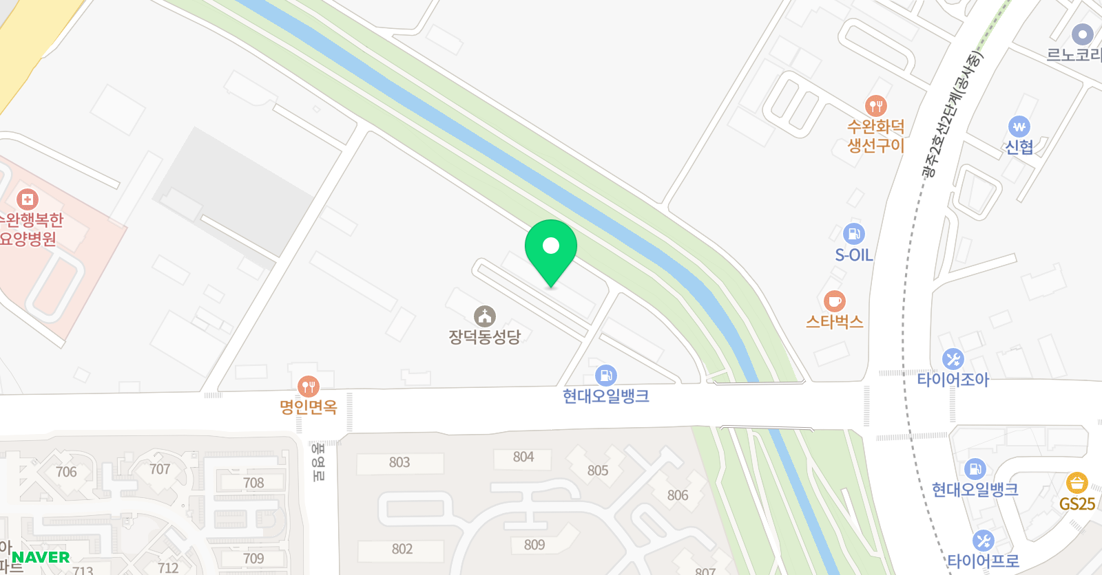 573스위밍풀 수완점 위치
