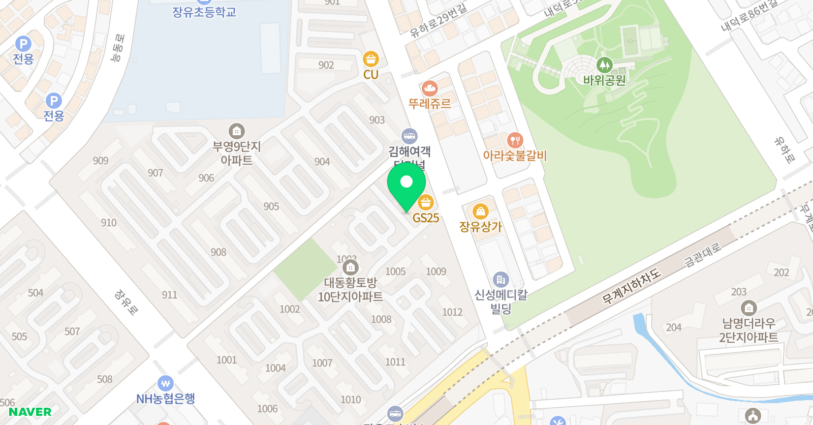 천쌤푸르넷 수학교습소 위치